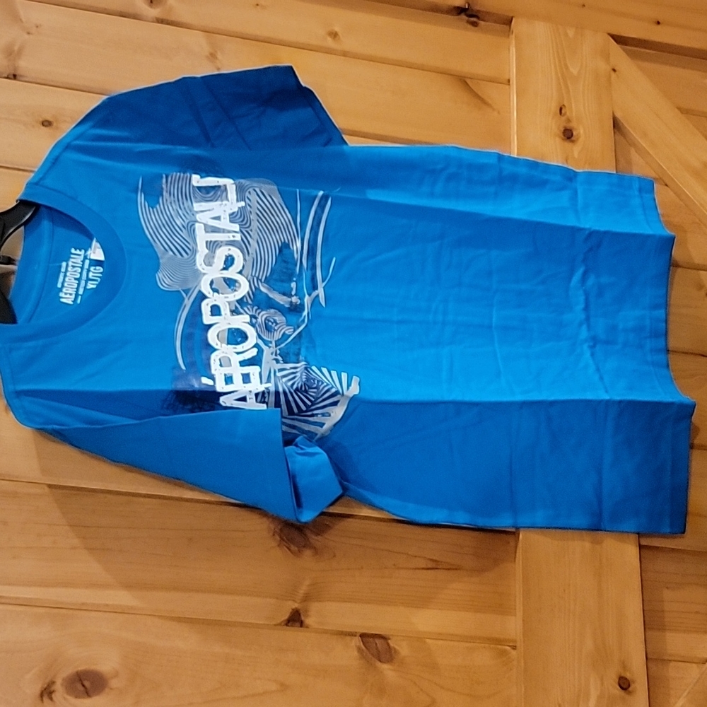 NEW vintage Aeropostale Mens XLARGE XL BLUE - Picture 5 of 6